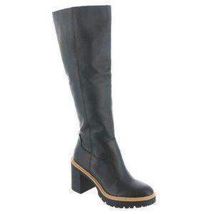 Dolce Vita GENUINE LEATHER Waterproof High Shaft Boots Onyx  794tn